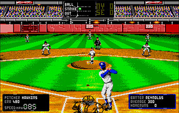 Pantallazo del juego online R.B.I. Baseball 2 (Atari ST)