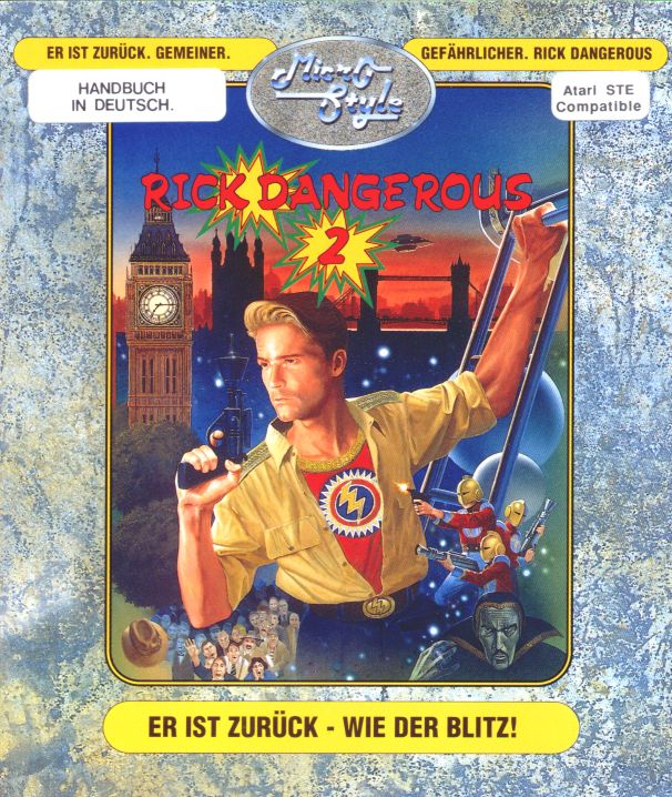 Carátula del juego Rick Dangerous II (Atari ST)