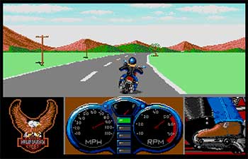 Pantallazo del juego online Harley-Davidson The Road to Sturgis (Atari ST)