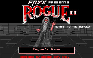 Carátula del juego Rogue II (Atari ST)