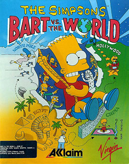 Carátula del juego The Simpsons Bart vs. The World (Atari ST)