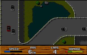 Pantallazo del juego online Super Cars II (Atari ST)