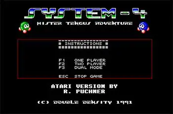 Portada de la descarga de System-4: Mister Tengus Adventure