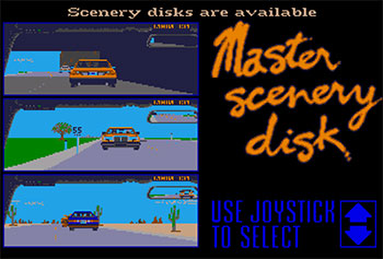 Pantallazo del juego online Test Drive II Scenery Disk California Challenge (Atari ST)