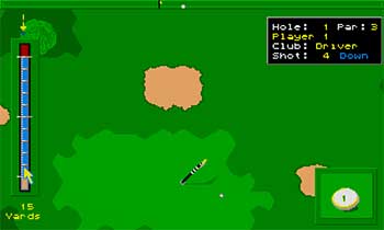 Pantallazo del juego online Tee off! (Atari ST)