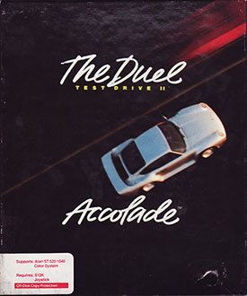 Carátula del juego The Duel Test Drive II (Atari ST)