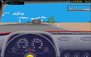 Pantallazo del juego online The Duel Test Drive II (Atari ST)