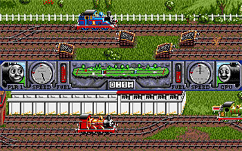 Pantallazo del juego online Thomas The Tank Engine & Friends II - Thomas's Big Race (Atari ST)