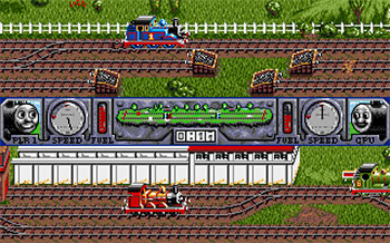 Pantallazo del juego online Thomas The Tank Engine & Friends II - Thomas's Big Race (Atari ST)