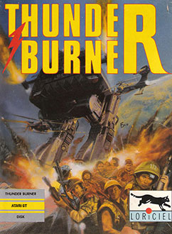 Carátula del juego Thunder Burner (Atari ST)