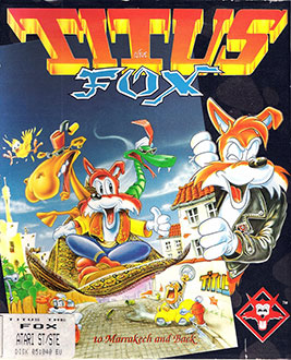 Carátula del juego Titus the Fox To Marrakech and Back (Atari ST)