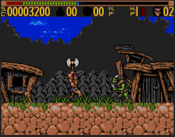 Pantallazo del juego online Torvak the Warrior (Atari ST)
