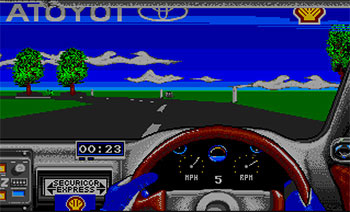 Pantallazo del juego online Toyota Celica GT Rally (Atari ST)