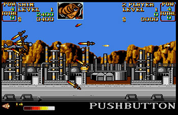 Pantallazo del juego online U.N. Squadron (Atari ST)