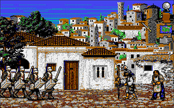 Pantallazo del juego online Vengeance of Excalibur (Atari ST)
