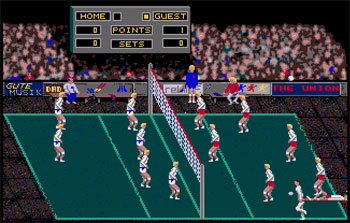 Pantallazo del juego online Volleyball Simulator (Atari ST)