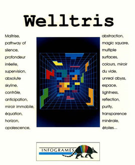 Carátula del juego Welltris (Atari ST)