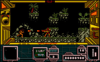 Pantallazo del juego online Zone Warrior (Atari ST)