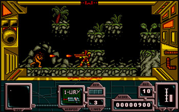 Pantallazo del juego online Zone Warrior (Atari ST)