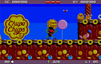 Pantallazo del juego online Zool (Atari ST)