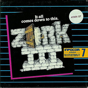 Carátula del juego Zork III The Dungeon Master (Atari ST)