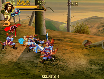 Pantallazo del juego online Knights of Valor - The Seven Spirits (Atomiswave)