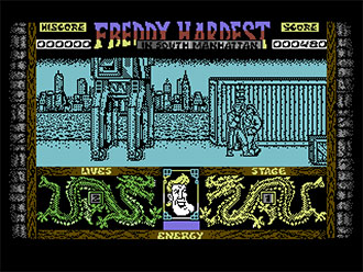 Pantallazo del juego online Freddy Hardest in South Manhattan (C64)