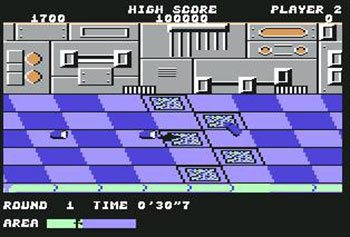 Pantallazo del juego online Metro-Cross (C64)