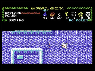 Pantallazo del juego online Warlock The Avenger (C64)