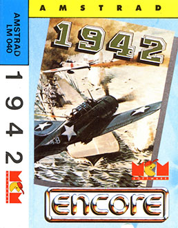 Carátula del juego 1942 (CPC)