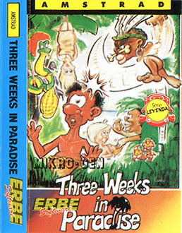 Carátula del juego Three Weeks In Paradise (CPC)