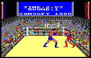 Pantallazo del juego online 3D Boxing (CPC)