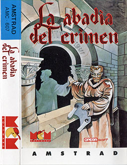 Carátula del juego La Abadia del Crimen (CPC)