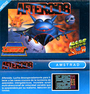 Carátula del juego Afteroids (CPC)