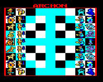Pantallazo del juego online Archon The Light And The Dark (CPC)
