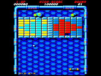 Pantallazo del juego online Arkanoid Revenge Of Doh (CPC)