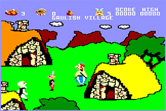Pantallazo del juego online Asterix y el Caldero Magico (CPC)