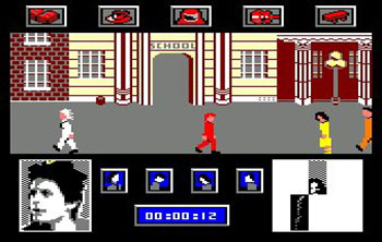 Pantallazo del juego online Back To The Future (CPC)