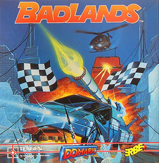 Carátula del juego Badlands (CPC)