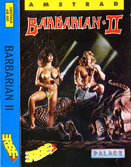 Carátula del juego Barbarian II (CPC)