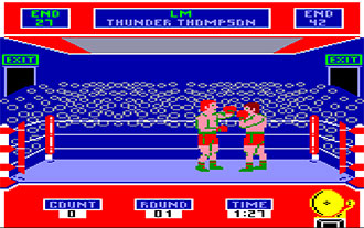 Pantallazo del juego online Barry McGuigan World Championship Boxing (CPC)