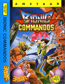 Carátula del juego Bionic Commando (CPC)