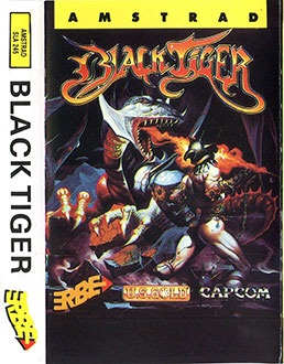 Carátula del juego Black Tiger (CPC)