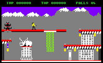 Pantallazo del juego online Bruce Lee (CPC)