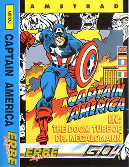 Portada de la descarga de Captain America in: The Doom Tube of Dr. Megalomann