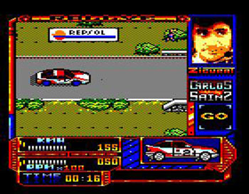 Pantallazo del juego online Carlos Sainz (CPC)