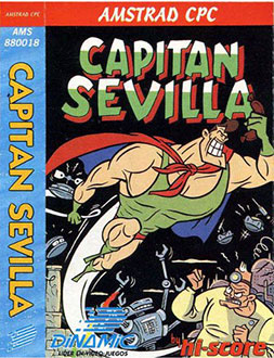 Carátula del juego Capitan Sevilla (CPC)