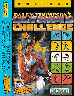 Carátula del juego Daley Thompson's Olympic Challenge (CPC)
