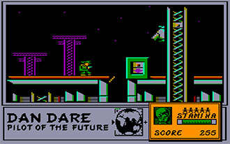 Pantallazo del juego online Dan Dare Pilot of the Future (CPC)