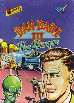 Carátula del juego Dan Dare III The Escape (CPC)